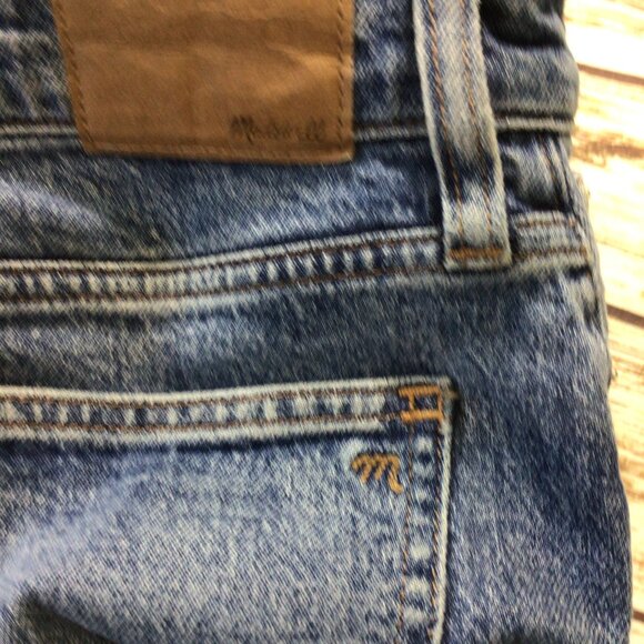 Madewell The Perfect Vintage Jean Blue Jeans Frayed Ends Petite - Picture 6 of 14